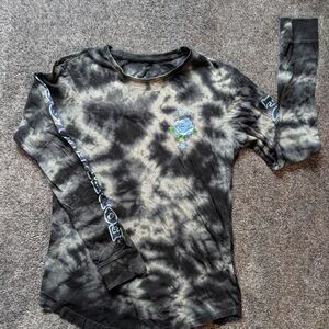Tie-Dye Long Sleeve Men's Shirt